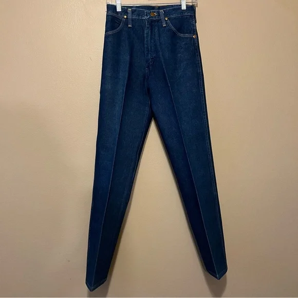 Vintage 90s Wrangler Jeans High Rise Straight Leg 28” Waist 30” Inseam 28 x 30 - Picture 7 of 15